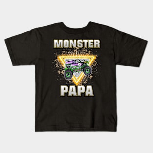 Monster Truck Papa Kids T-Shirt